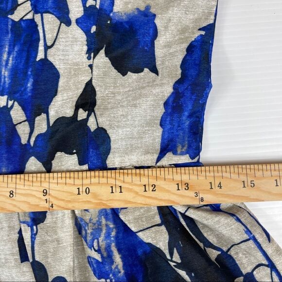 Kenzie Party Dress Prom Knee Length Fit Flare Silver Women’s Size Small - Picture 9 of 11